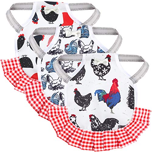PETKNOWS Chicken Saddles Hen Apron with Elastic Straps Suitable for Small Medium and Large Hens Hen Care Supplies