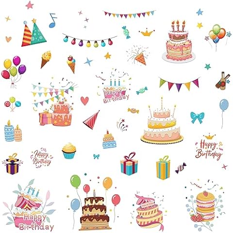 Autocollants Muraux Joyeux Anniversaire craspire Cover