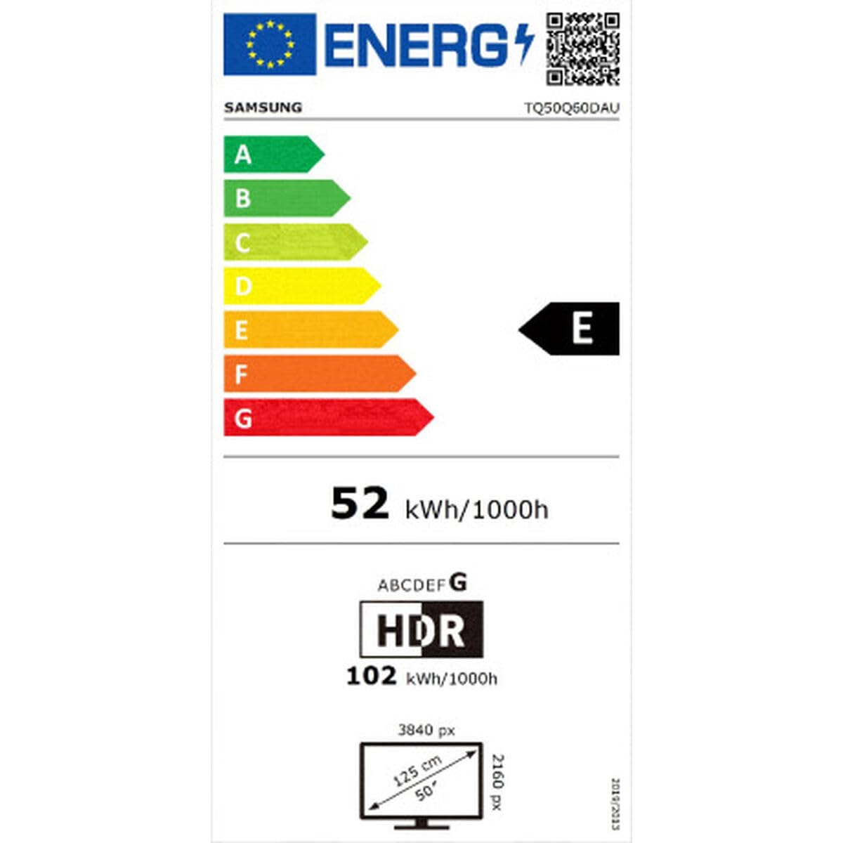 Samsung TV QLED 50" Q60D 2024, 4K, Smart TV