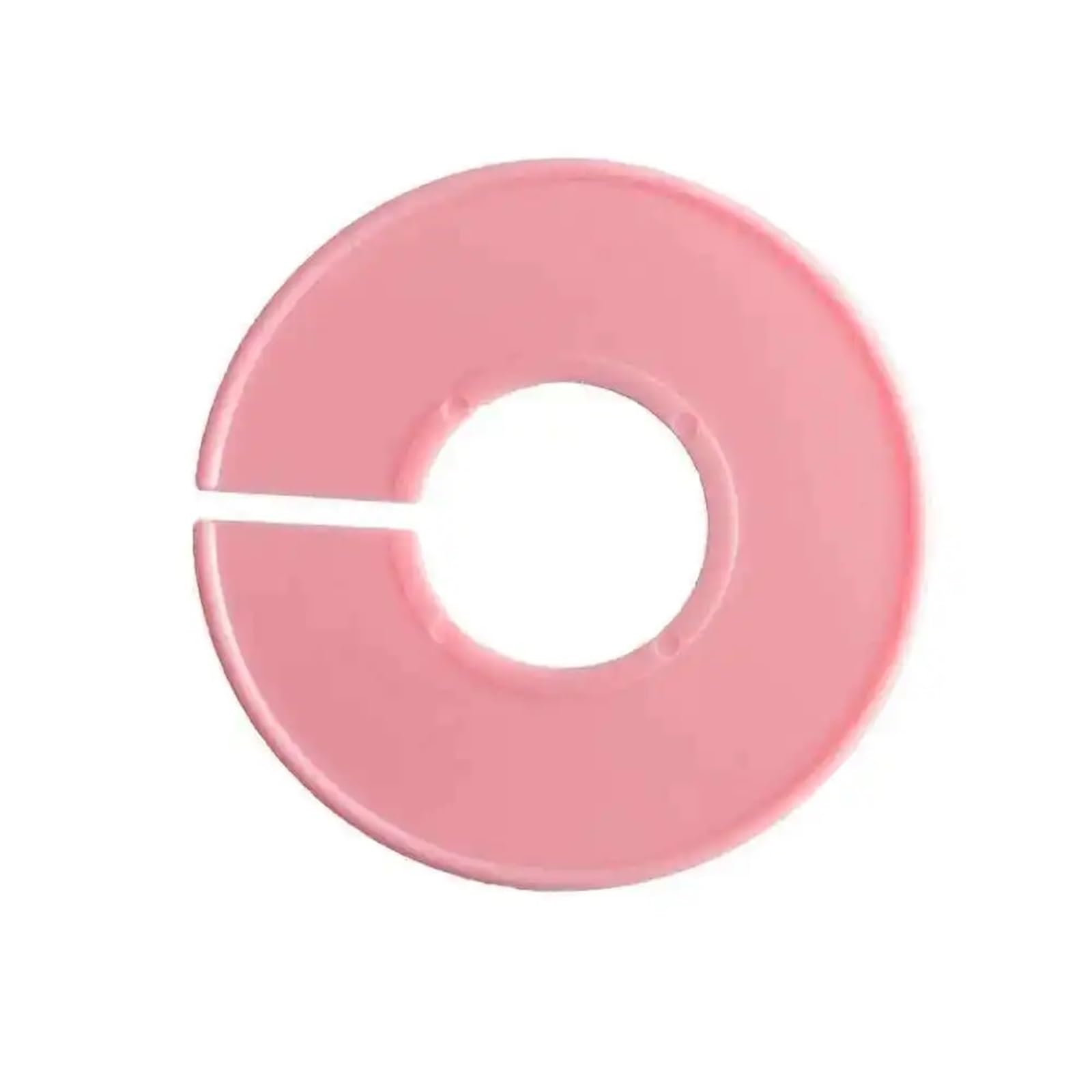 Yangshe Pink 10Pcs Blank Clothing Size Dividers Round Hangers Closet Organizer Tags White