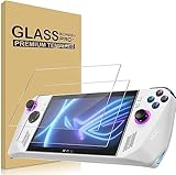 Ranyi [Pacote com 2] Película protetora de tela de vidro temperado ROG Ally, rigidez 9H, antiarranhões, sem bolhas, película protetora para ASUS ROG Ally (2023) RC71L 7 polegadas