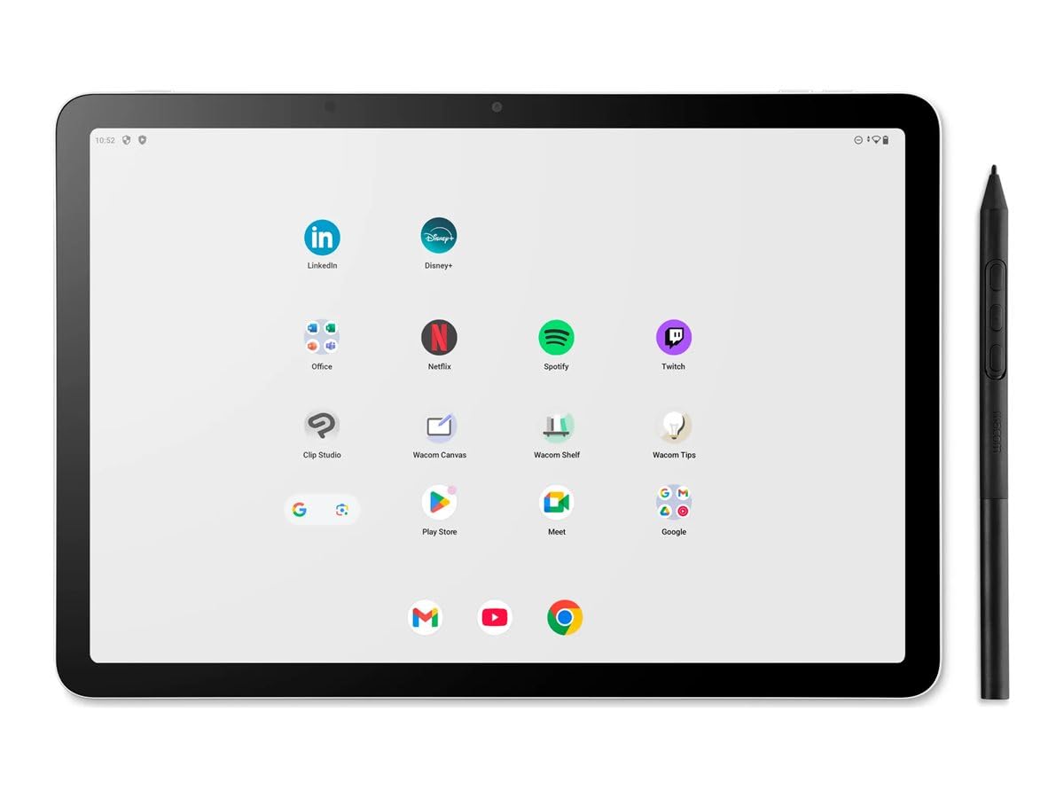Wacom MovinkPad 11, EIN Android 14 All-in-One 11'' Zeichentablett für Junge Kreative. Mit Wacom Pro-Stift 3, einem scharfen Bildschirm, blendfreiem geätztem Glas, Front- und Rückkameras und