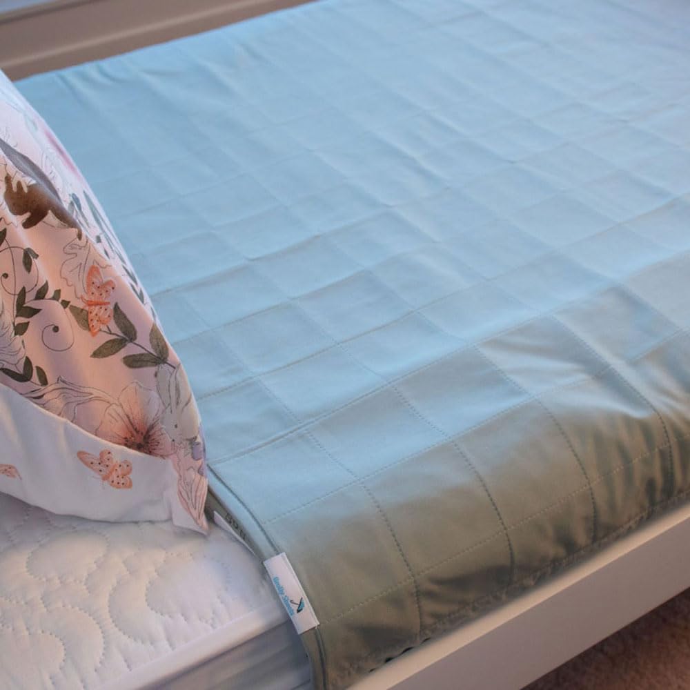 Brolly Sheets Single Bed Protector, Waterproof Mattress Pad with Tuck-in Wings, Super Absorbent (Moss)