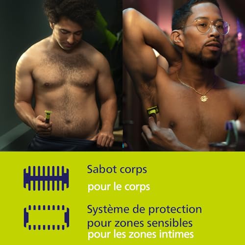 Tondeuse Philips OneBlade 360 Hybride Connectivité Accessoires inclus - vue 7