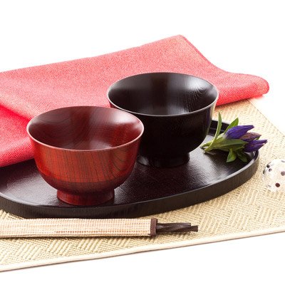 未使用品　東出漆器　「伝」山中塗　夫婦飯椀 Amazon | 伝統の技術を惜しげもなく込めた逸品 「伝」山中塗 夫婦汁椀