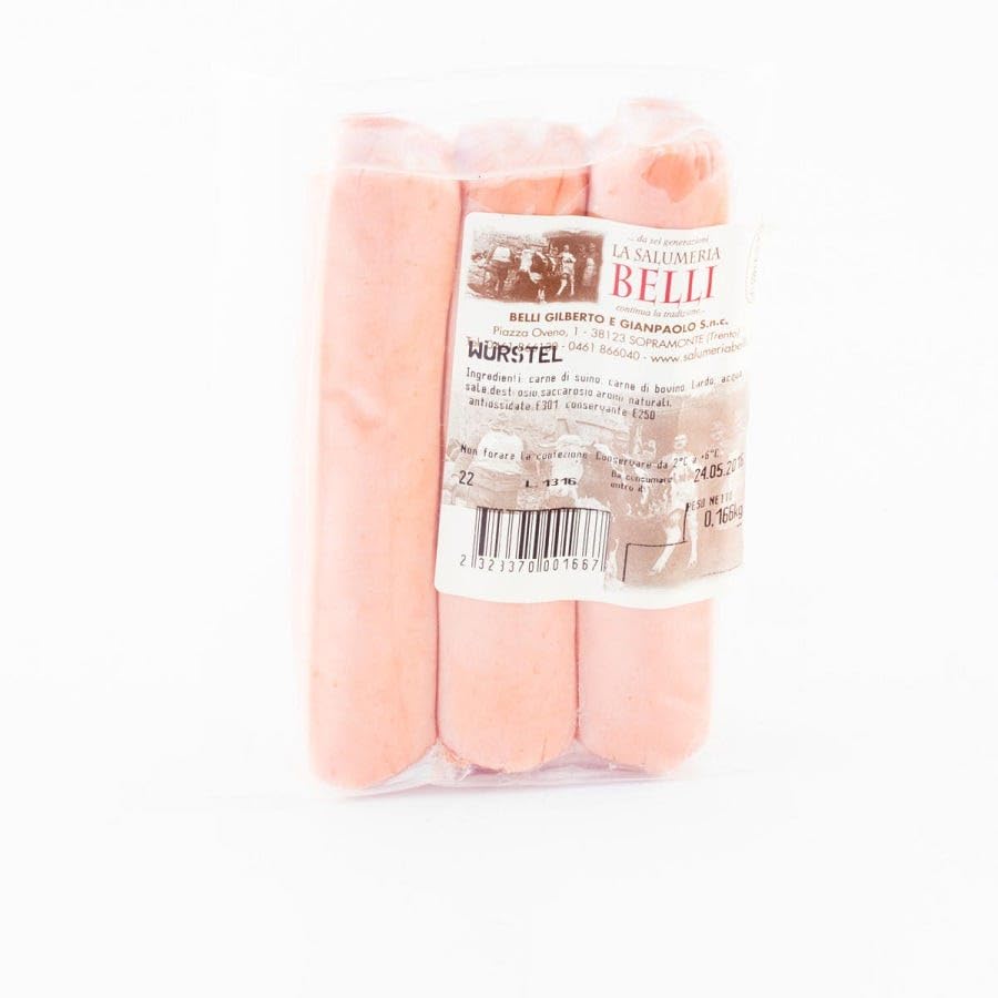 WURSTEL DE CERDO 150 G | SALUMERIA BELLI