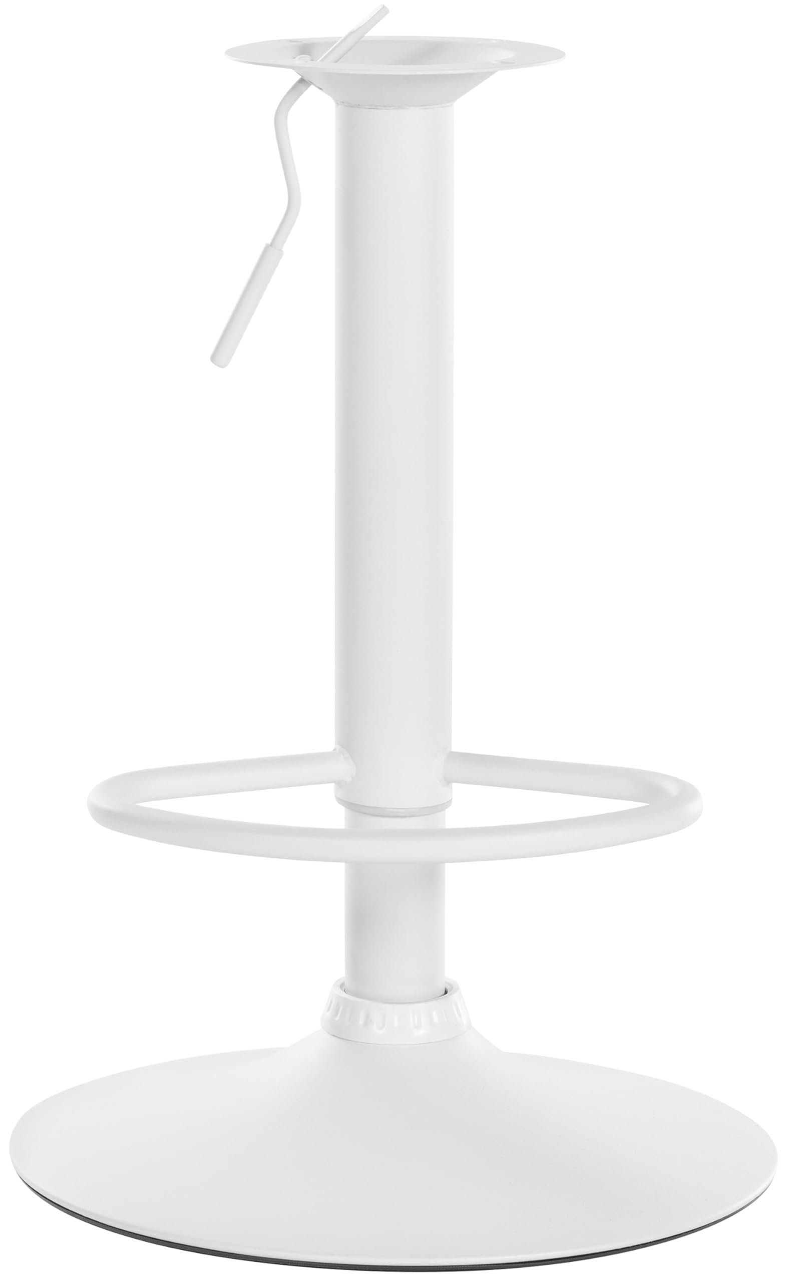 CLP XL-Gestell Für Barhocker I Verstärkte Barhockersäule I 8 X 8 Oder 10 X 10 cm Lochabstand I DIY Barhocker Bis 150 Kg | Farbe weiß Größe 10 x 10 cm