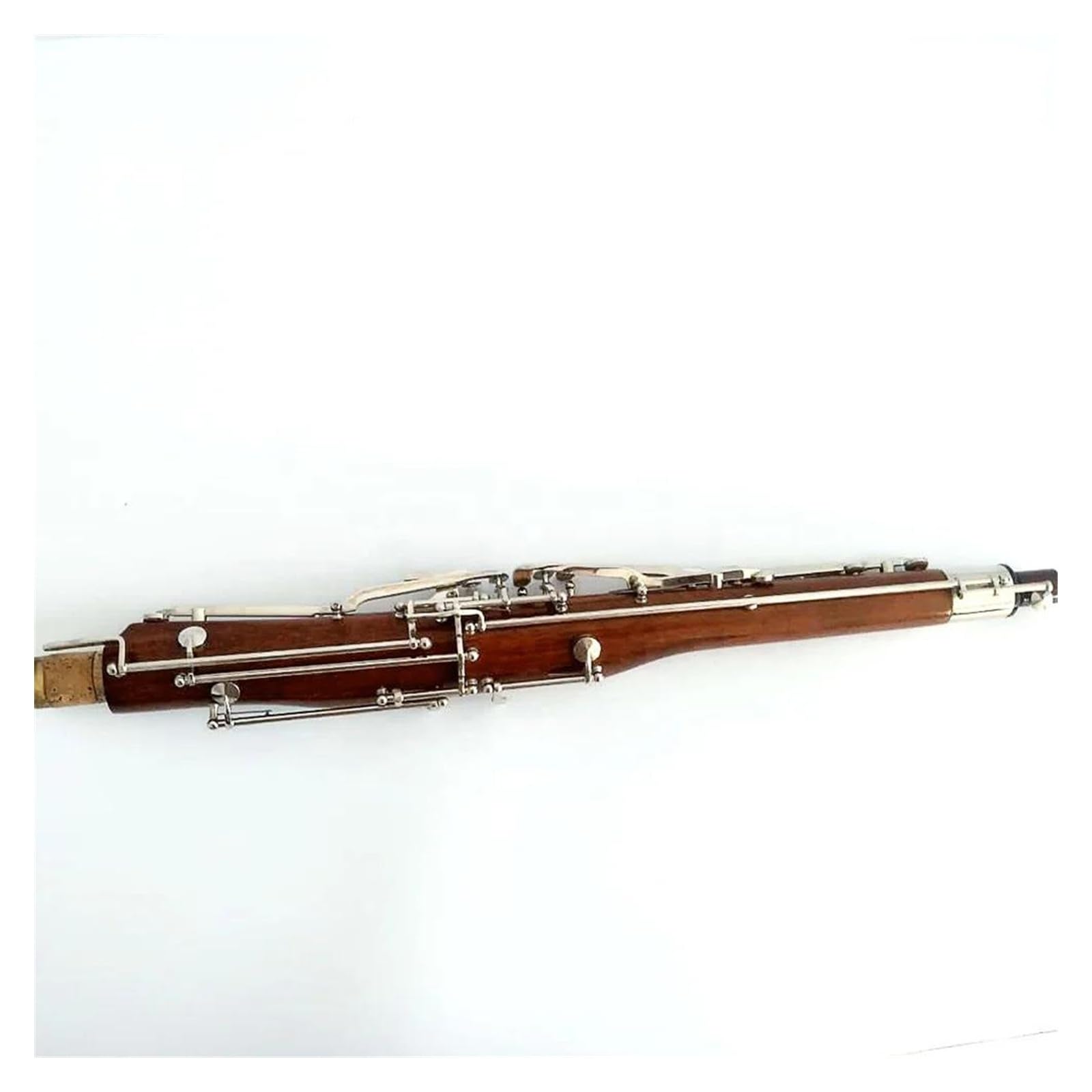 Corpo In Legno D'acero 26 Tasti Tono C Tasti In Nichel Argento Fagotto Per Strumenti Da Palco Con Custodia Fagotto Per Principianti