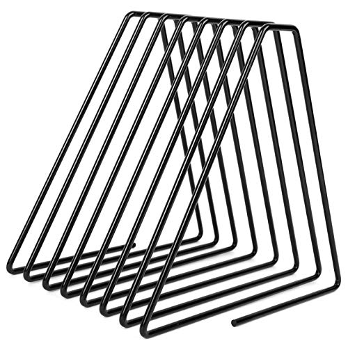 ZCYYL Innovative Desktop Magazine Rack, Flexible Folding Metal Book Stand Holder Organizer File Folder Holder, for School Office(Black)