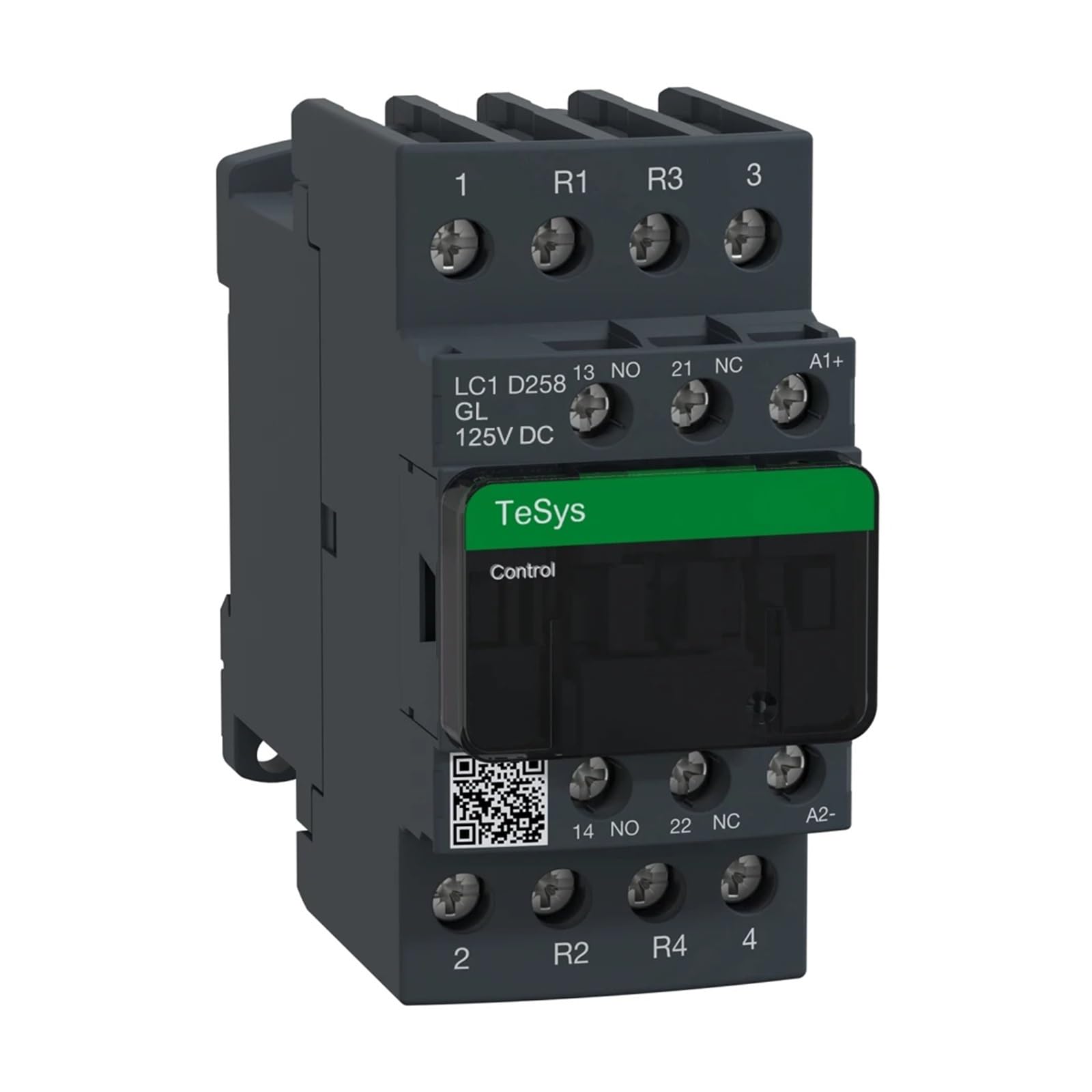Contacteur DC LC1D258GL 40A 125V à commutation rapide 2NO+2NC relais noir - 4