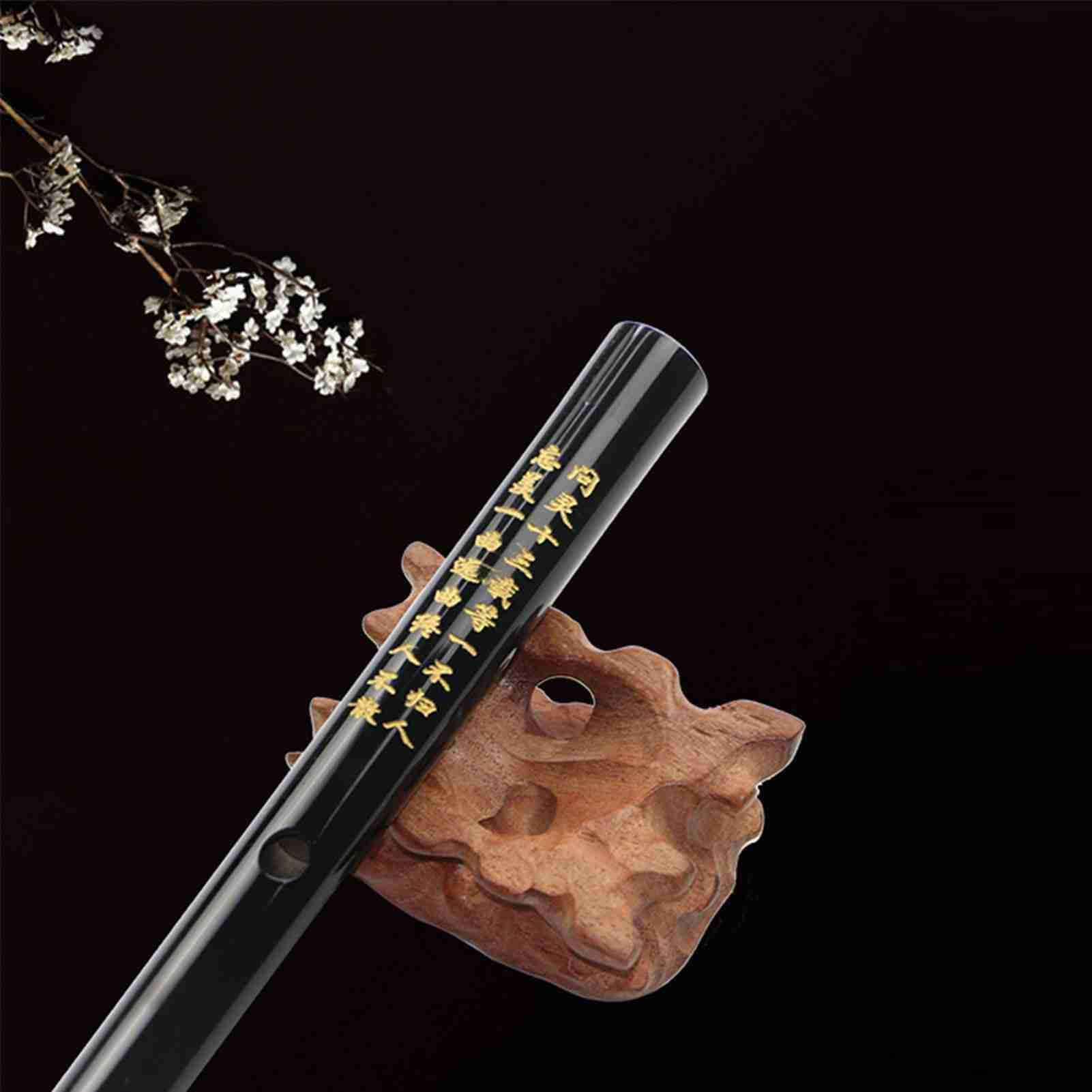 Walfront Flauto di bambù Dizi Flauto di bambù Cinese Strumento Musicale Tradizionale Chiave di Strumento C, D, e, F, G con Borsa da Trasporto per gli Amanti della Musica per (Chiave SOL)