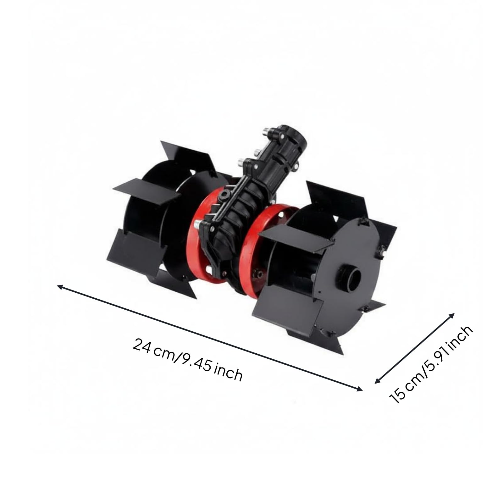 Rueda para Cortacésped Rueda de Cultivo Rueda para Surcos Rueda de Limpieza de Malezas con Diseño Intercambiable de Alta, 7 Cm, Nuevo Modelo, Rueda Desmalezadora