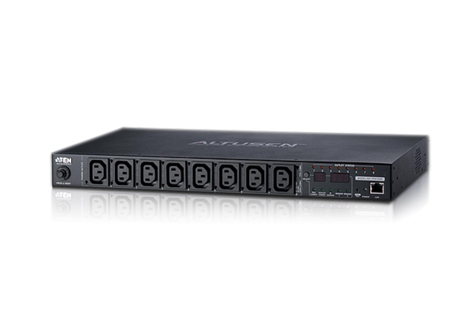 Aten PE6108G unité de Distribution d'énergie 8 Sortie(s) CA 1U Noir