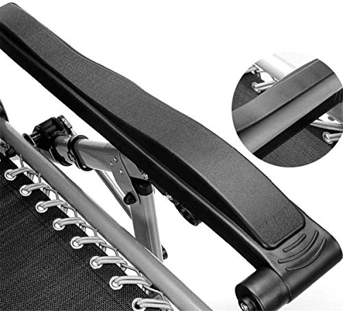 Chaise Longue Zero Gravity Haaemy : Transat de Jardin Pliable Réglable - 7