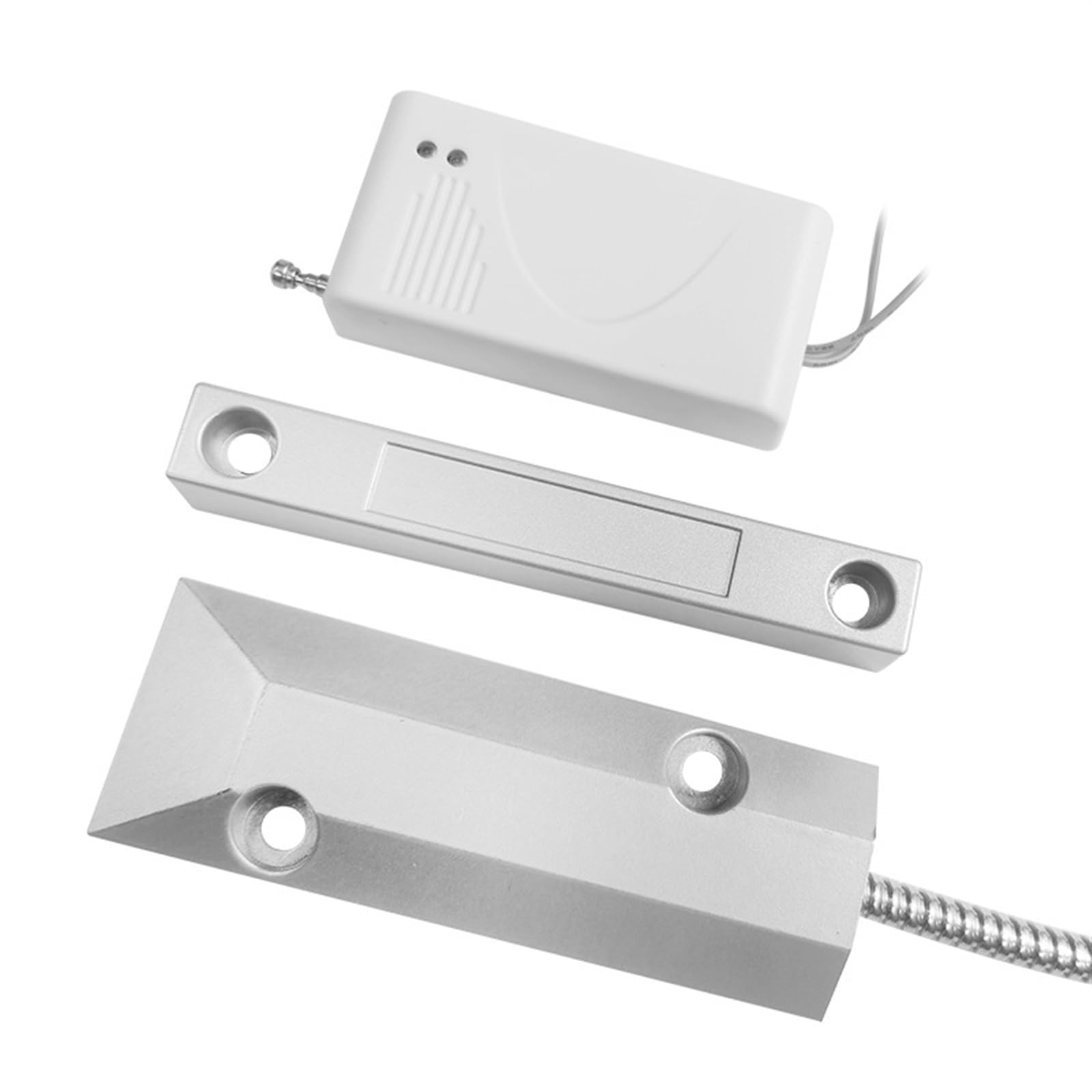 AVIMYA Puerta Enrollable, Alarma magnética, escaparate, Tienda, Puerta Enrollable, Alarma antirrobo, Sensor magnético de Puerta montado (Size : Wireless 2262 Chip 433mhz)