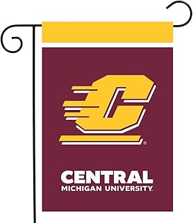 Central Michigan University NCAA Garden Flag 12.5" x 18" Briarwood Lane