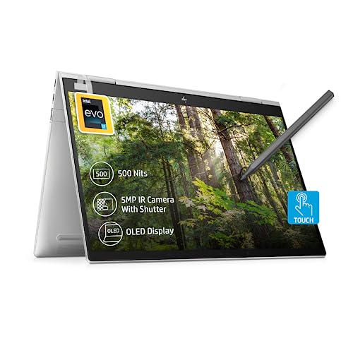 Image of HP Envy x360 12th Gen Intel Core i7-13.3 inch(33.8 cm) OLED Multi-Touch Gorilla Glass 2-in-1 Laptop(16GB RAM /512GB SSD /400 nits /Win 11 /Intel Iris Xe Graphics /Alexa /B&O /Zenvo Pen /MSO /1.32Kg)13 bf0059TU
