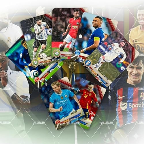 Soccer Cards - Soccer Player Trading Card | Different Cards in Each Pack | Ideal for Football Fans &...