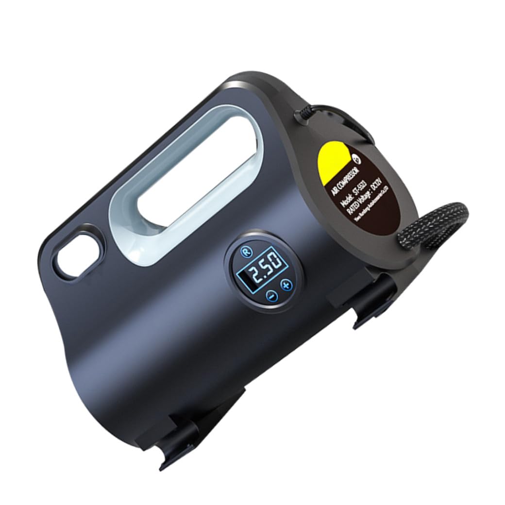 MAGICLULU Compressore d Aria Portatile per Auto Pompa per Gonfiaggio Pneumatici Biciclette e Gonfiabili Display Digitale Efficiente e Facile da Usare