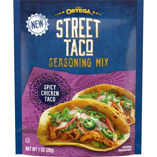 Ortega Street Taco Seasoning Mix, Spicy Chicken Taco, 1 Ounce