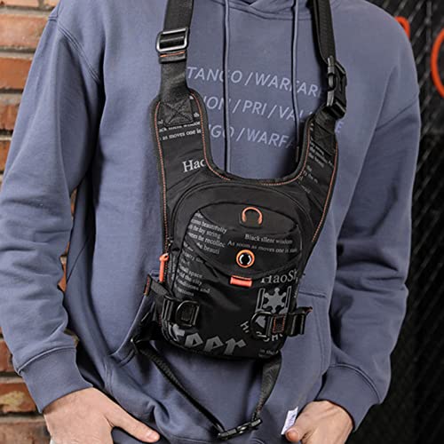 plplaaoo Waist Bag,Waterproof Nylon Fanny Pack,Lightweight Portable Motorcycle Leg Bag,Outdoor Cycling Chest Waist Pack for Hiking Travel Motorcycling Camping Fishing - Image 4