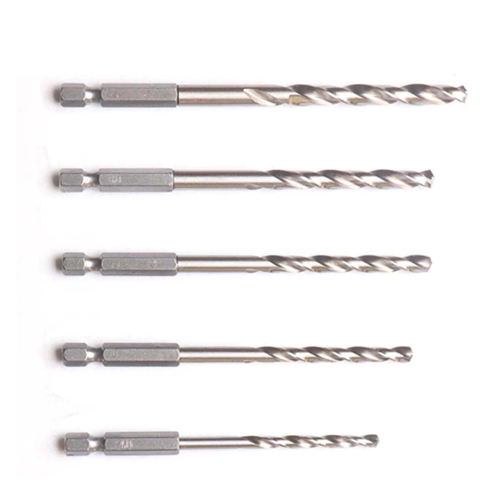 Juego de brocas de cobalto M35 de 13 uds, brocas helicoidales HSS CO de 1,5-6,5mm con vástago hexagonal de 1/4 "para metal endurecido y acero inoxidable