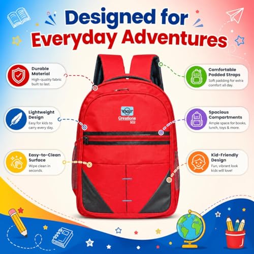 Image of Noteprime Lovely Kids Backpack - Fun & Colorful Design for School, Travel, and Play | Durable & Comfortable | Perfect for Boys and Girls