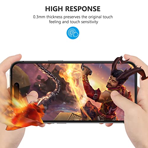 SPARIN Vetro Temperato per iPhone 14 Pro, Durezza