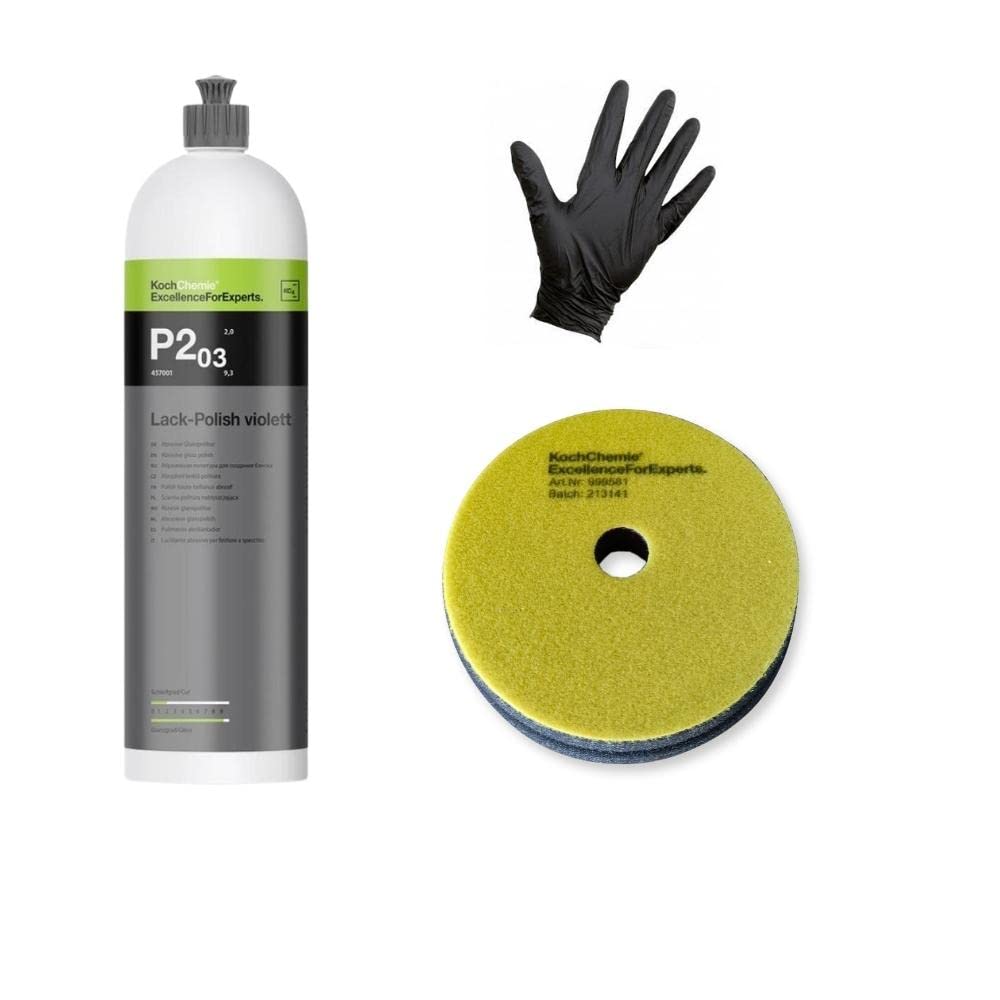 Koch Chemie P2.03 - Juego de 3 abrillantadores (1000 ml), color violeta