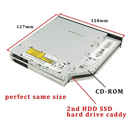 Pruthvik Upgraded Version SATA Optical UltraBay 2nd Hard Drive Caddy with SSD or HDD for 9.5 mm Universal CD/DVD Slot - Image 4