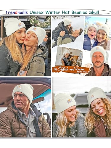 Image of TRENDMALLS Mens /Women /Kids Cap Unisex Hat Knit Cuffed Beanie