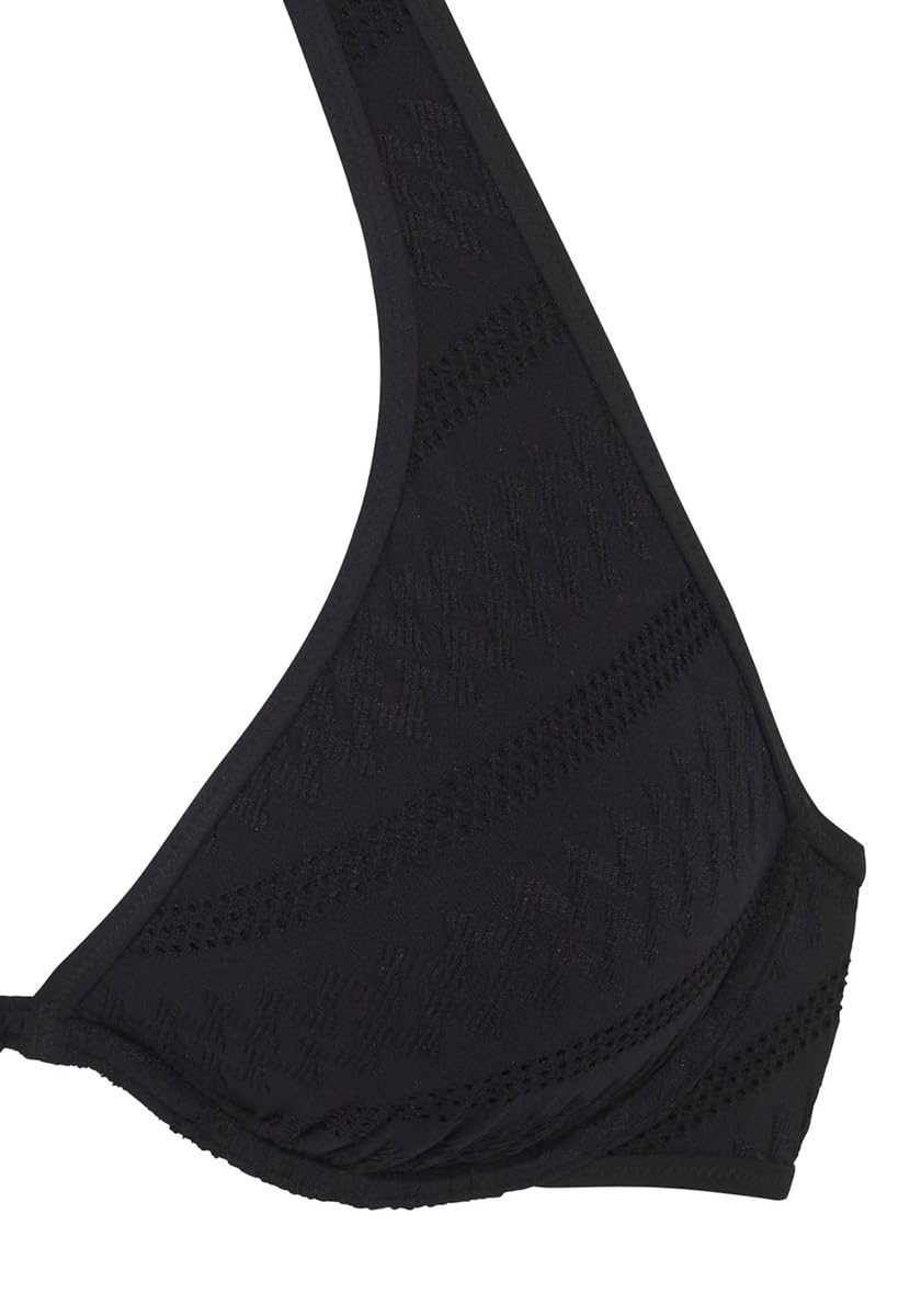 s.Oliver Damski zestaw bikini, czarny, 38 / B