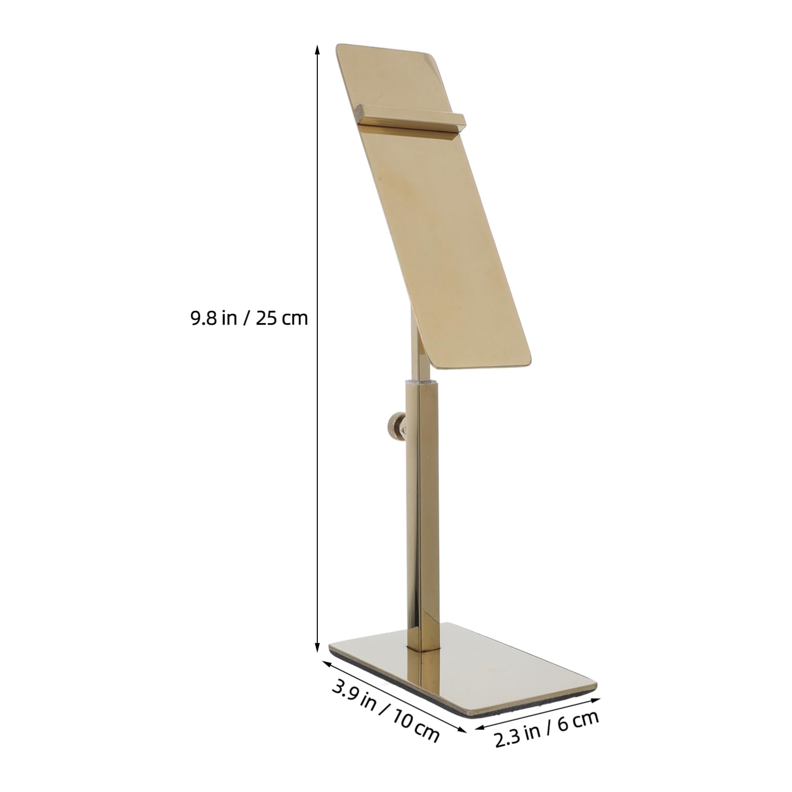 HOLIDYOYO Stainless Steel Shoe Display Stand High Heels Sneakers Riser Adjustable Shoe Rack for Home Store
