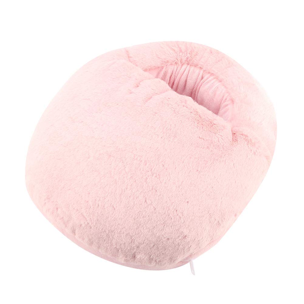 Duokon Pink Heated Cold Weather Winter Warm Shoes Usb Foot Cushion Electric Heater For Winter Office Heating Slippers (Pink)