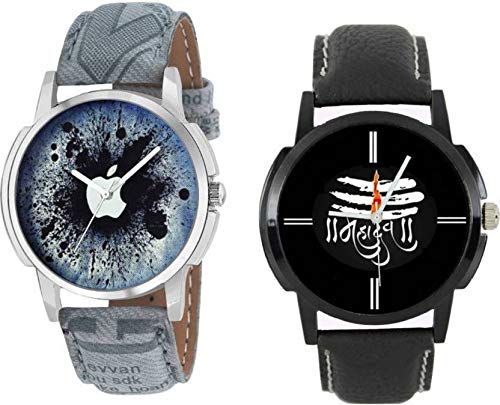 Jay Enterprise Pack of 2 Multicolour Dial Analog Watch for Mens and Boys (B07R5B1S4Q) Amazon Price History, Amazon Price Tracker