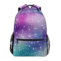WowPrint Galaxy Constellation Pattern Backpack Book Bag Shoulder School Backpacks Rucksack Hiking Travel Daypack Casual Bags