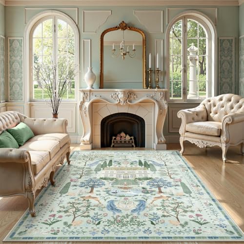 LIVEBOX Area Rug 6x9 Rug for Living Room, Machine Washable