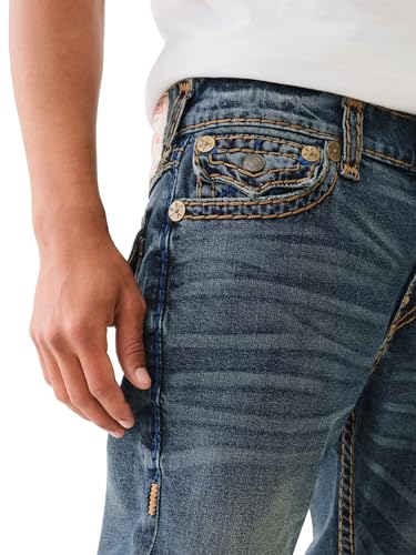 True Religion Men's Rocco Super T 1/2" Flap with 32" Inseam4