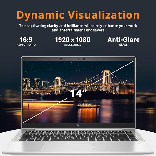 HP EliteBook 845 G7 14" FHD Laptop AMD Ryzen 5 Pro 4650U miniatura 3