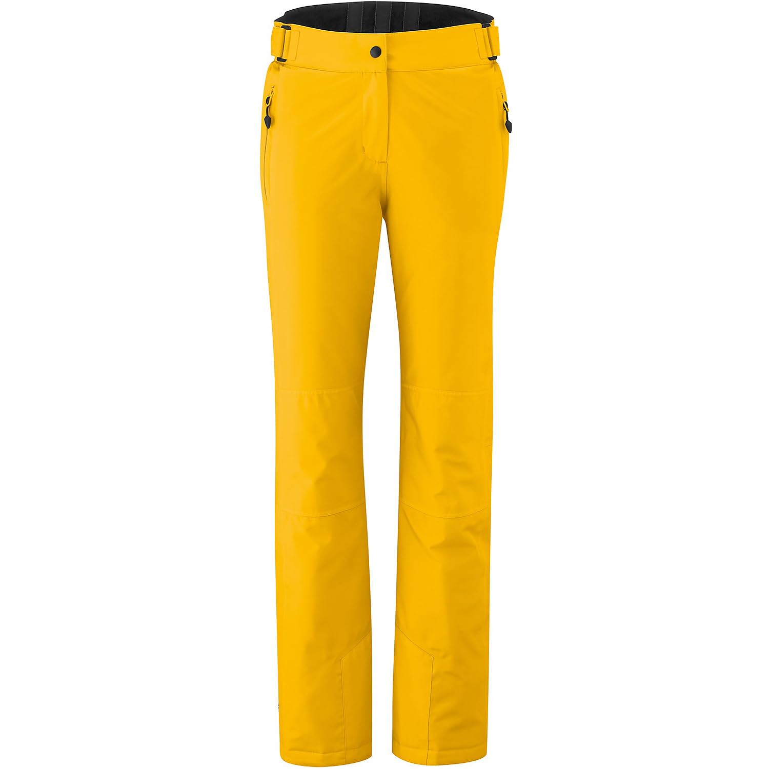 Maier Sports W Vroni Slim Gelb - wasserdichte schmal geschnittene Damen mTex Skihose, Größe 44 - Farbe Dandelion