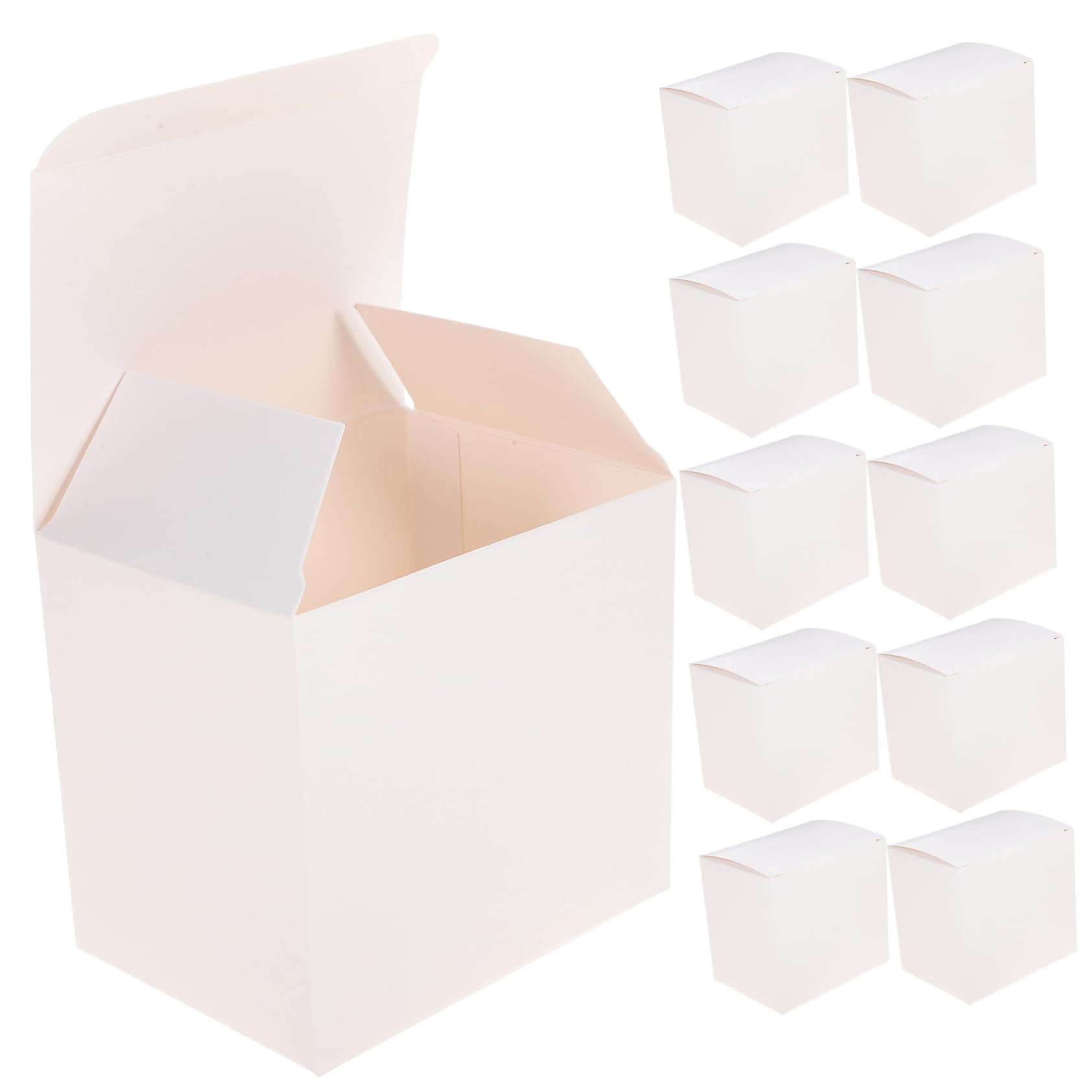 PartyKindom 40pezzi Scatole Per Spedizioni Di Carta Contenitori Per Cioccolatini e Caramelle Scatole Regalo Per Imballaggio Di Dolcetti e Biscotti