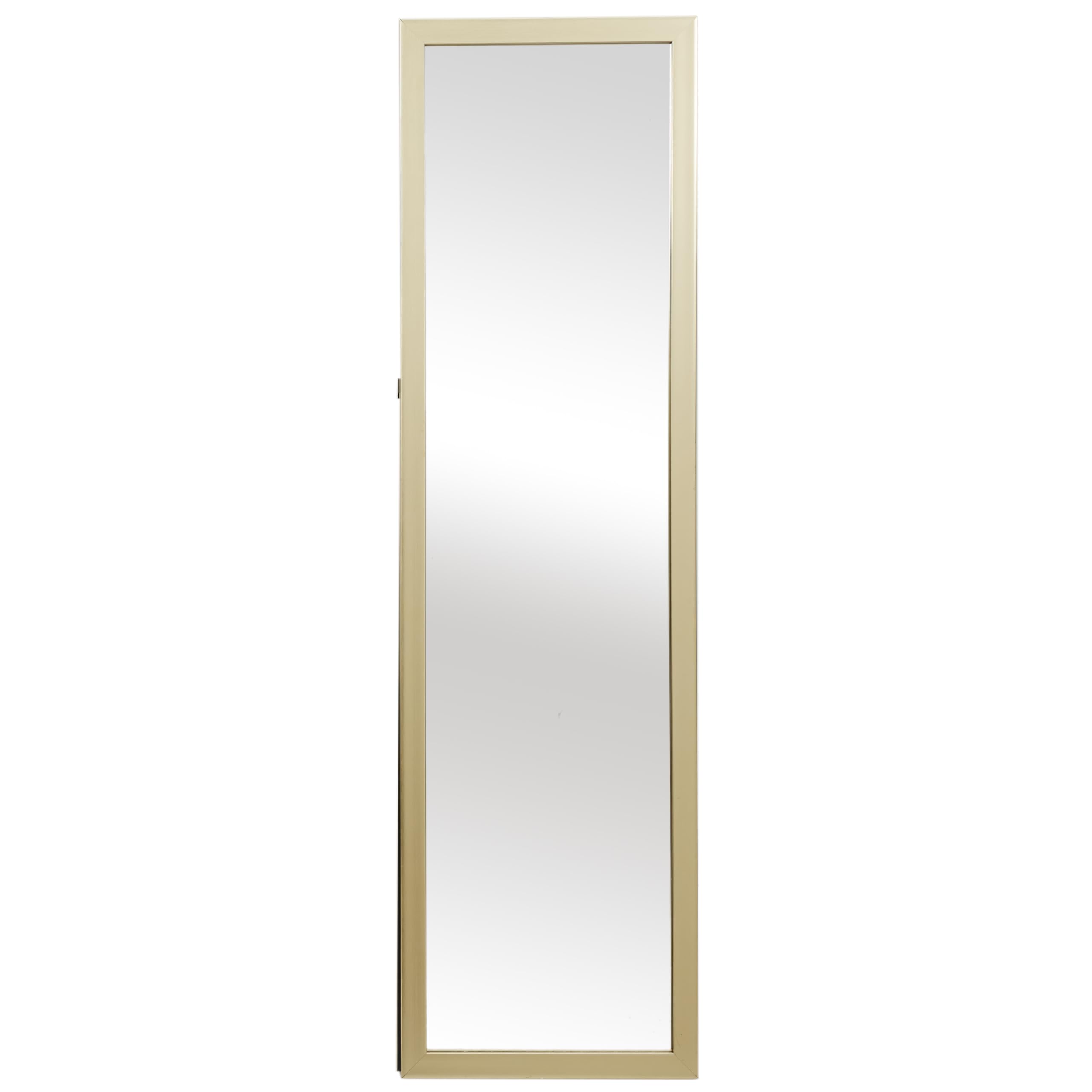Miroir sur Pied Doré 124 cm, Design Raffiné pour Salon, Chambre ou Bureau