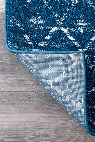 Nuloom Moroccan Blythe Runner Rug, 2' 8" X 8', Blue #TOP6