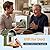 Smart Bird Feeder with Camera, 2.5K UHD Bird Feeder Camera Solar Powered, Sensitive AI Identification, Instant Alerts Capture Video, IP66 Waterproof for Outdoor, Ideal Gift, Green