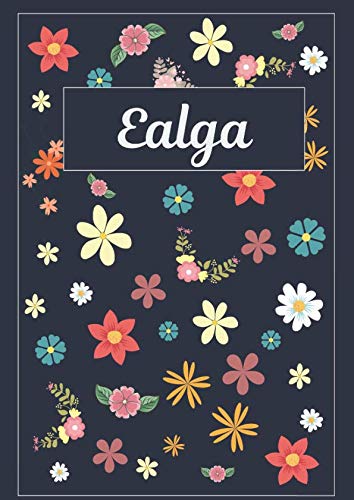 Ealga: Taccuino | Diario | Sketchbook | 120 pagine | A4 | Bianco | Idee regalo