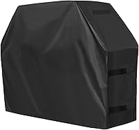 OutdoorLines Waterproof Heavy Duty BBQ Grill Cover UV Resistant 58x24x44 Inch Universal Fit Black