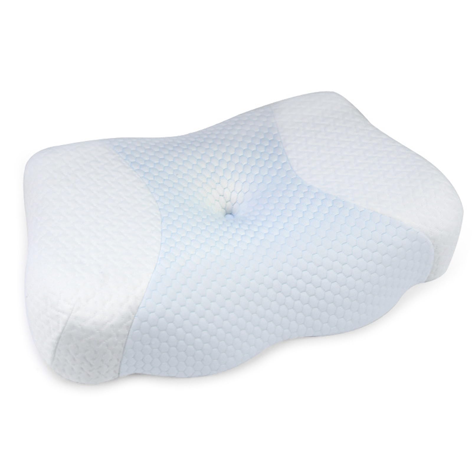 Oreiller cervical en mousse de mémoire CUSMA : l'excellence du confort ergonomique bleu