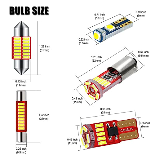 Kit de luces LED para interior Toyota 4Runner 1996-2002 miniatura 2