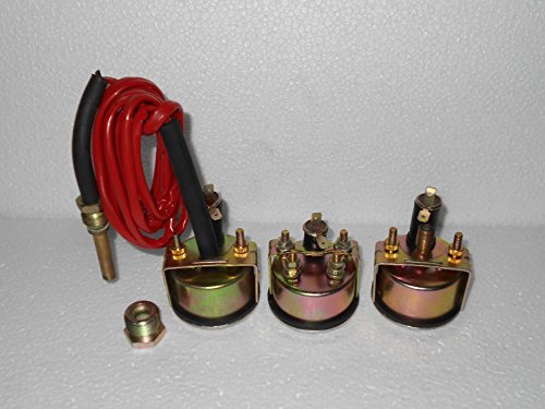 Set de relojes Oliver Tractor para temperatura presión de aceite y amperímetro Super 55 77 88 2
