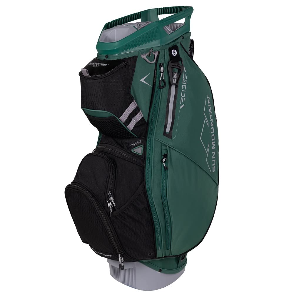 Sun Mountain 2023 C130 14Way Golf Cart Bag GreenBlackCadet for sale
